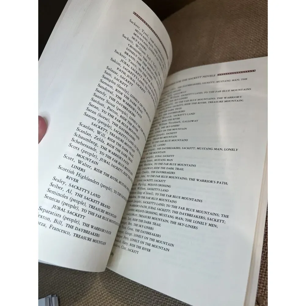 The Sackett Companion : The Facts Behind the Fiction by Louis L'Amour (1988)